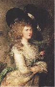 Thomas Gainsborough Portrait of Lady Georgiana Cavendish, Duchess of Devonshire oil